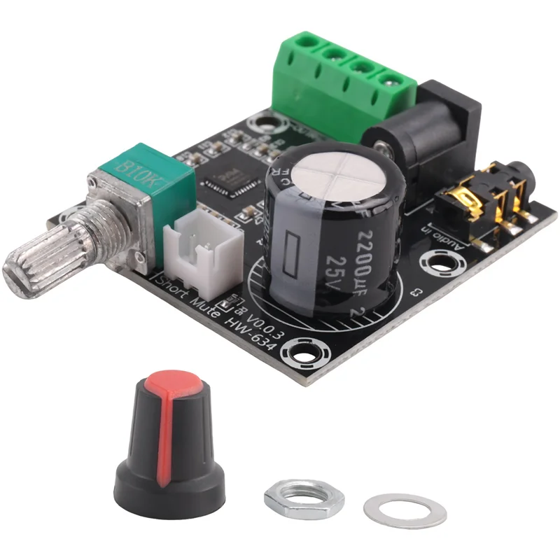 M16K-10X PAM8610 Dual Channel DC 12V HD Pure Digital Audio Stereo Amplifier Board Class D 15W X 2 High Power Amplifier Module