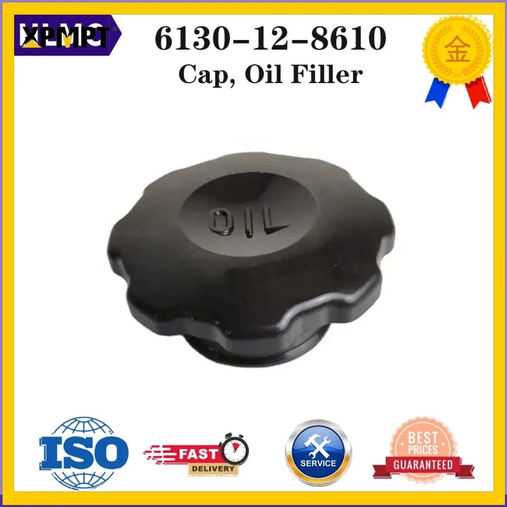 PC150 PC180 PC200 PC210 PC220 PC240 PC270 PC300 PC360 PC400 PC450 Engine Oil Filler Cap For Excavator 6130-12-8610