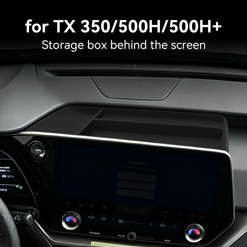 Center Console Storage Box for 2024-2026 Lexus TX350 TX500h, Screen Area Organizer Tray Interior Accessories