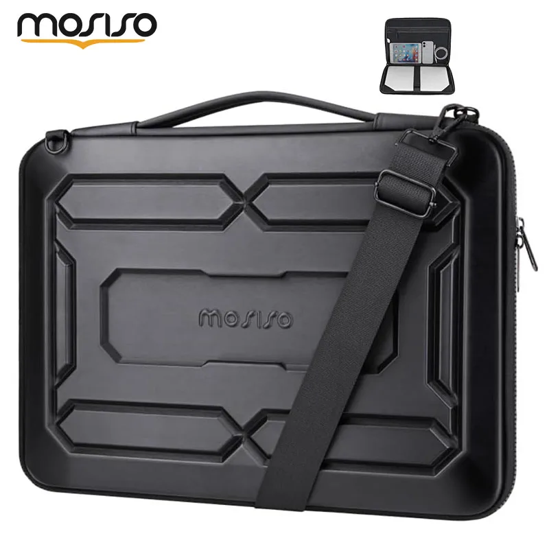 กระเป๋าใส่แล็ปท็อปแบบแข็งขนาด 15 15.6 16 นิ้ว กระเป๋าสะพายกันน้ำ กันกระแทก ทำจากวัสดุ EVA สำหรับ MacBook Air Pro