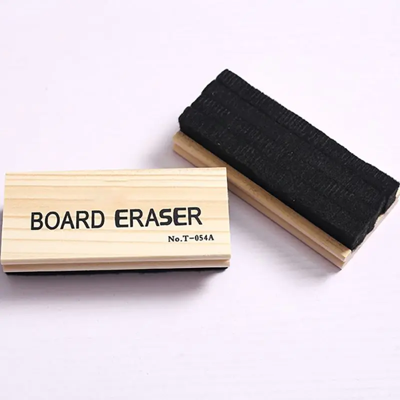 Large Board Eraser Board Cleaner Blackboard Wool Felt Eraser Wooden Chalkboard Cleaner Duster Wiper Classroom Cleaner Kit