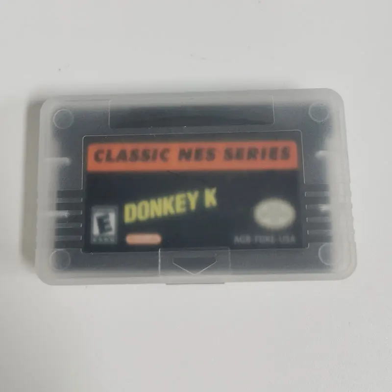 DonkeyK-cartão do cartucho do jogo para o GB SP, NDS, consolas 3DS, 32 videogames do bocado, versão da língua inglesa