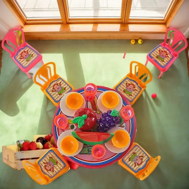 دمية أدوات المطبخ الصغيرة طاولة طعام الغذاء نموذج دمية المطبخ الديكور دمى اكسسوارات المنزل الدعائم المشهد الصغير