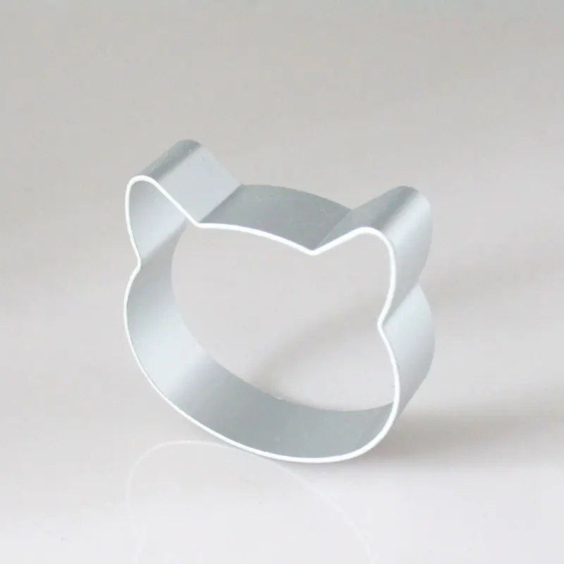 Aluminium Cat Shaped Fondant Cutters Mold Tools Sugar Craft Cake Decorating Flower Cookies Cutter Pastry Cutter Cupcakes