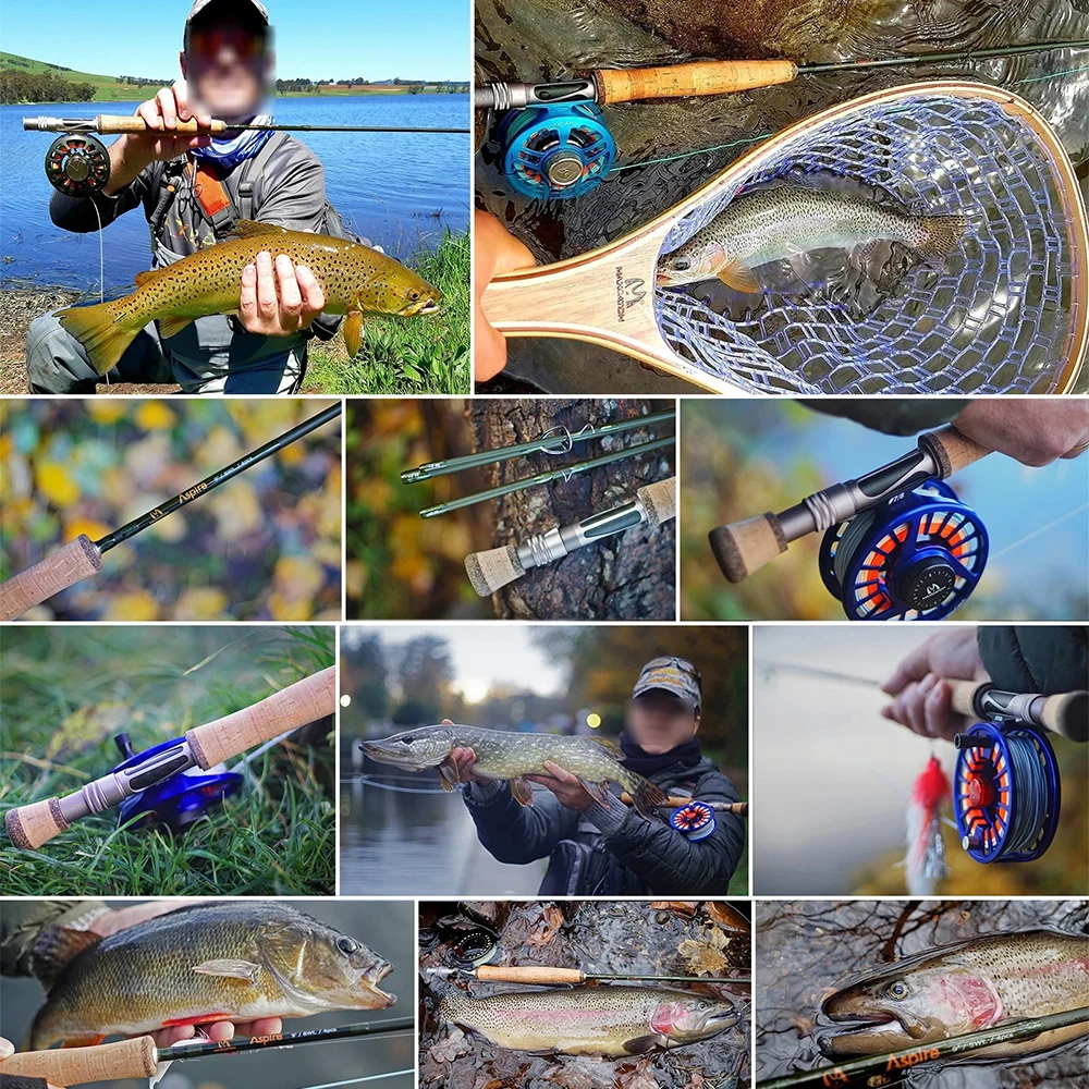 Maximumcatch Aspire Fly Fishing Rod 9FT 5/6/8WT Fast Action IM10 40T Carbon  Fiber Lightweight Fly Rod with Tube Case - AliExpress 18