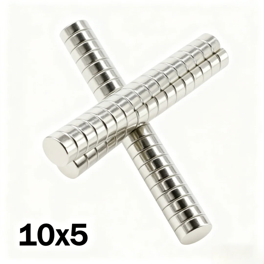 10x5MM Round small craft magnets for fridge, kitchen - non-marking fixing, lazy storage for crafters, teachers & DIY fans