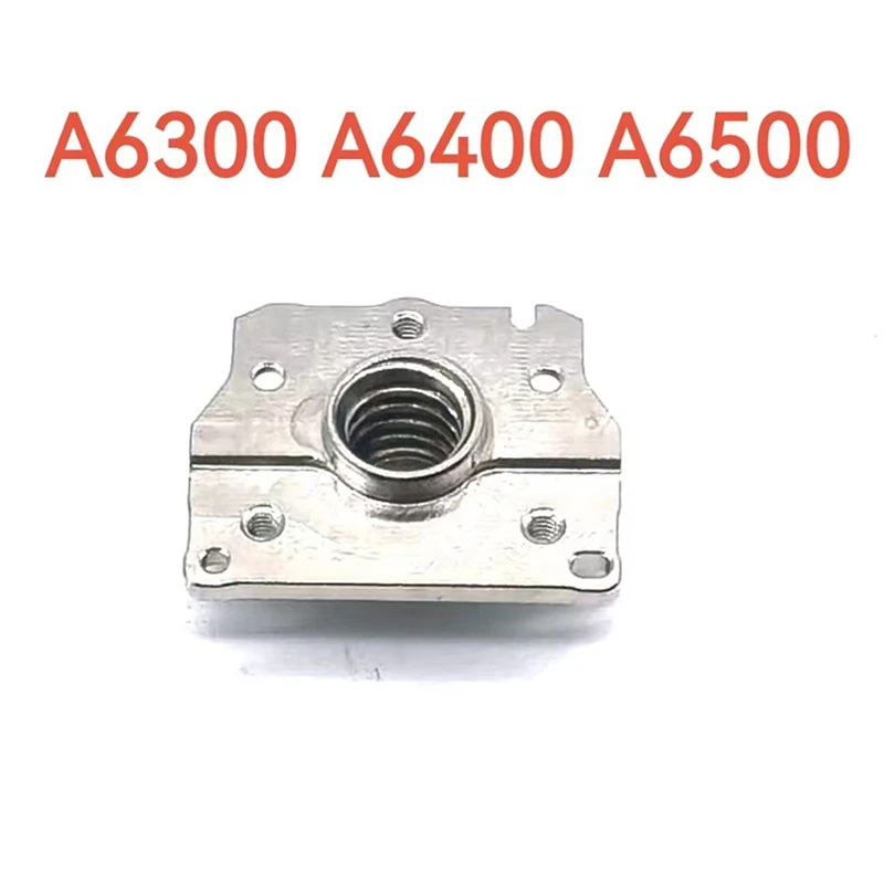 Fixed Plate Base Parafuso Porca para Sony, Tripé Inferior, Peças de reparo da câmera, 6300, 6400, 6500