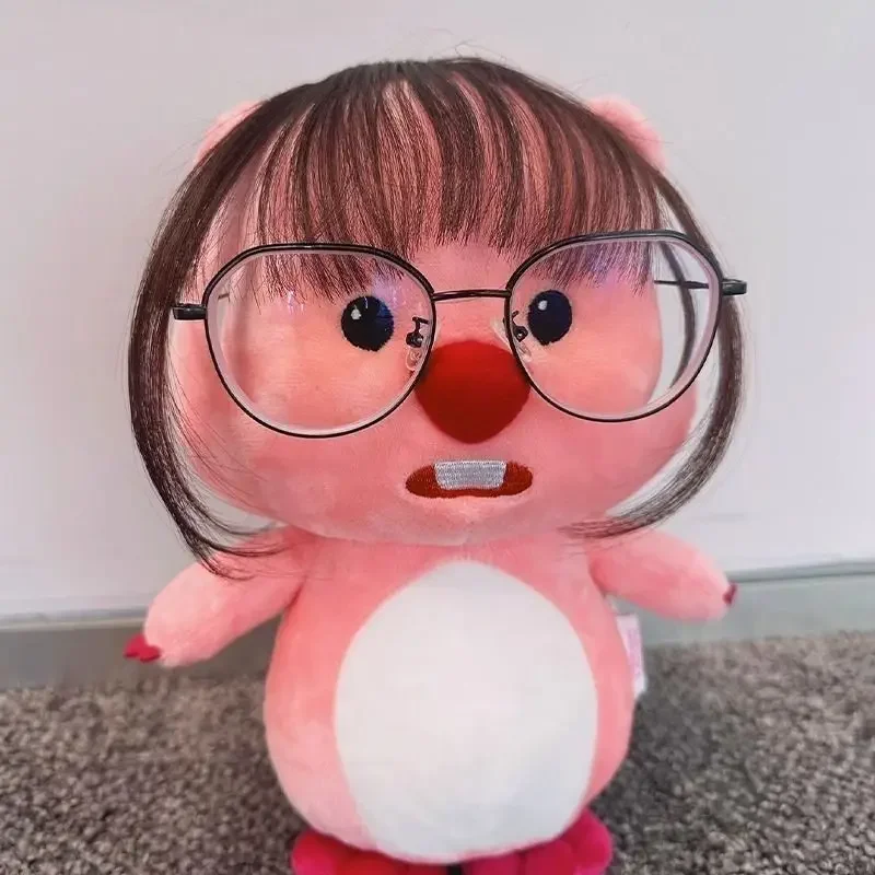 Loopy Plushie Cartoon Glasses Soft Stuffed Kawaii 20Cm Doll Cartoon Diy Friend Looks Like Cartoon Decor Plush Toy Birthday Gift