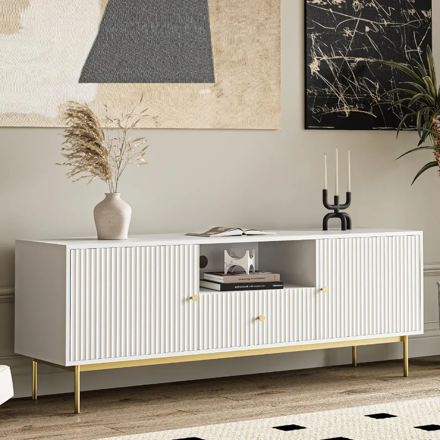 Fluted Tv Stand Mod… - image