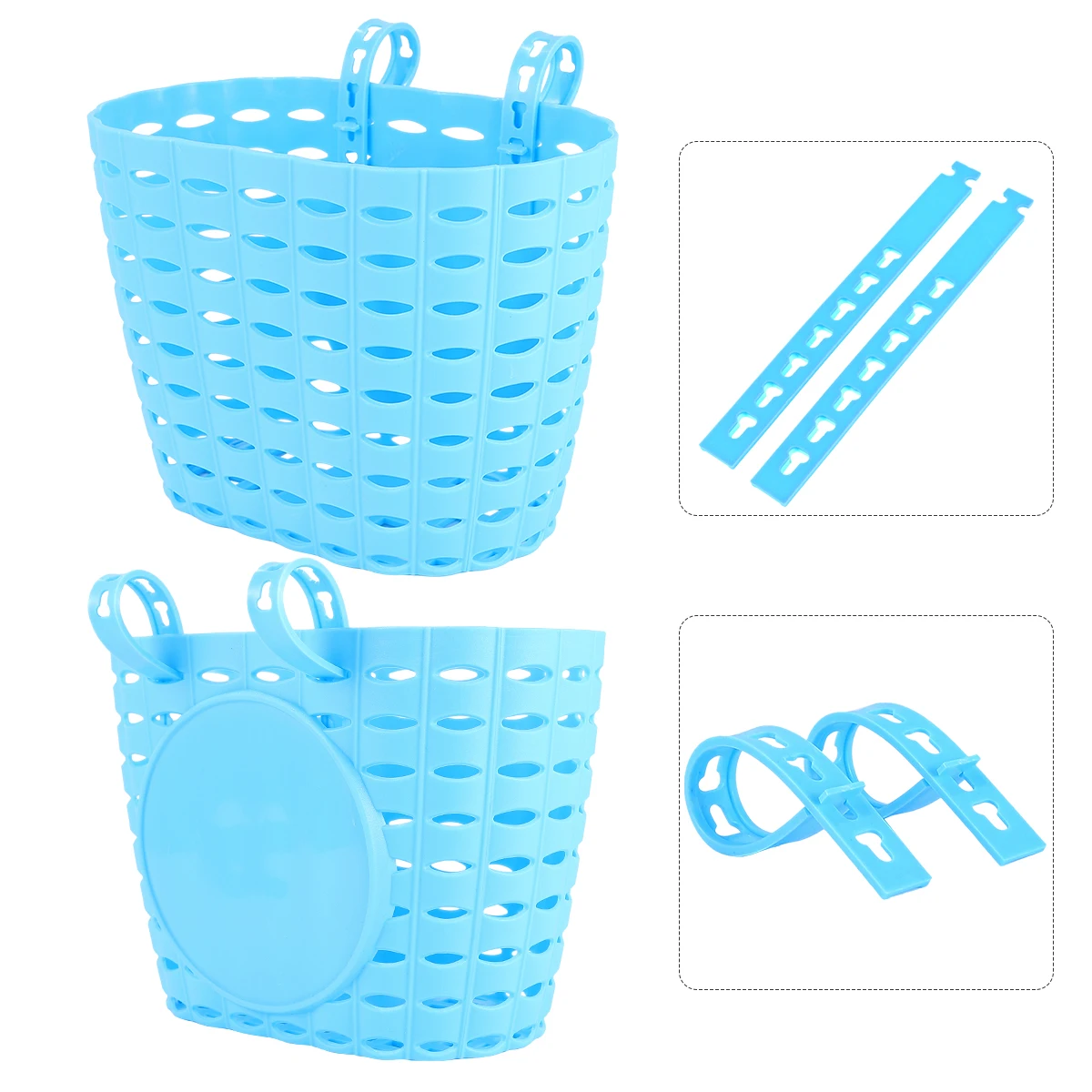 

Bicycle Basket Kids Bike Boy Accessories for Girl Plastic Blue Girls Child Storage