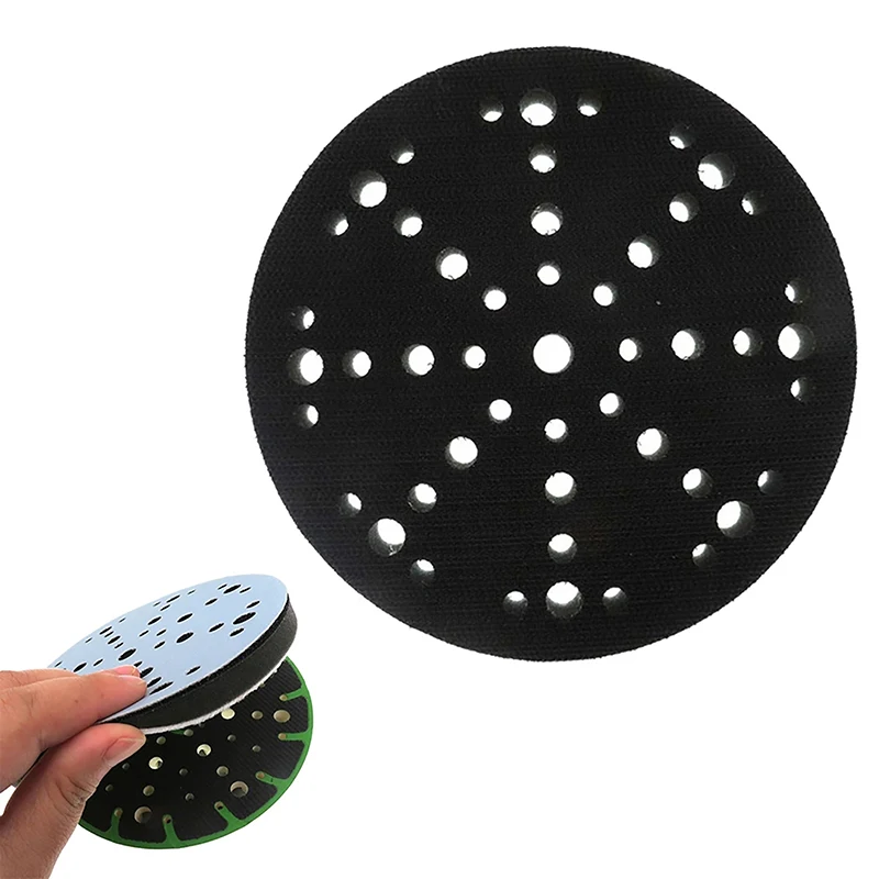 Hoge Kwaliteit 6Inch 150Mm 49-Hole Zachte Spons Interface Pad Voor Schuurpads Haak Lus Schuurschijven Schuurmachine Back Pads Buffer ~