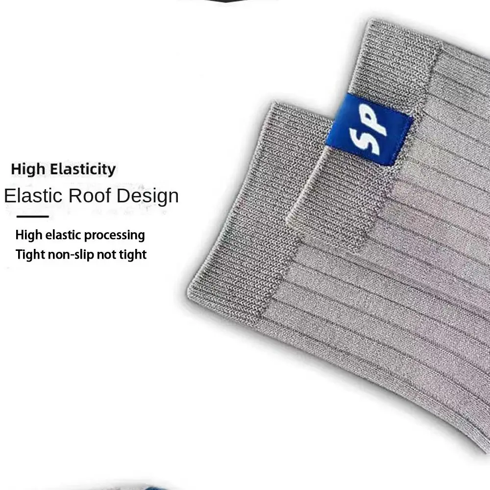 5 Pairs High Quality Versatile Men's Socks Casual Sweat-Absorbing Sports Sock Breathable Mid-Calf Socks Spring Autumn