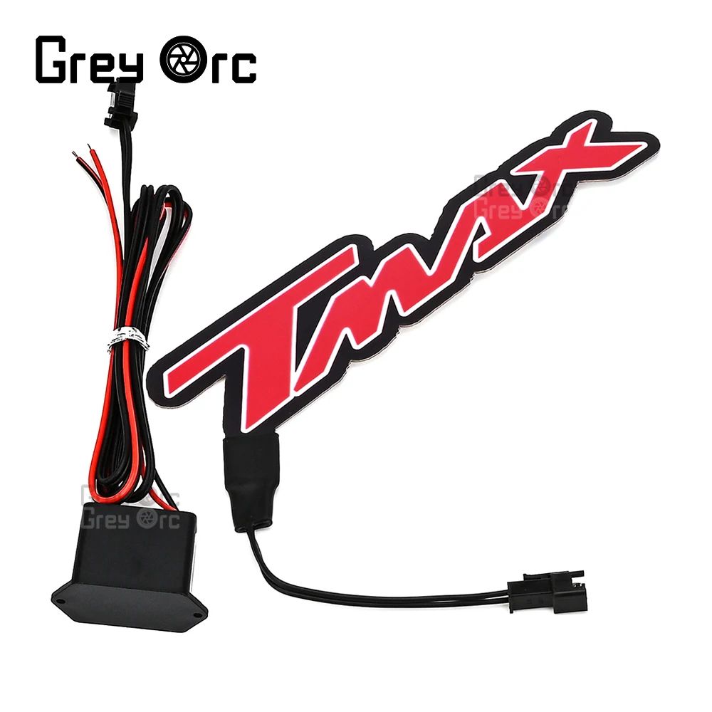 دراجة نارية الهدايا المجمعة الجسم الجانب ملصقات شارة الضوء البارد لياماها TMAX 500 530 T-MAX 560 شعار مائي الديكور مصباح Tmax530