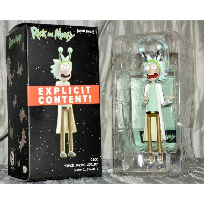 16cm Rick Peace Among Worlds Statue Action Figure Model Toys Bookshelf Ornament Gift for Friends