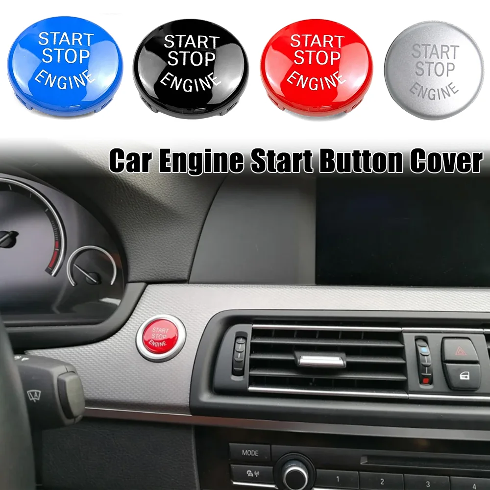 

Engine Start Button for BMW 1 3 5 Series E83 E87 E90 E91 X1 X3 X5 One Button Start Sticker Car Engine Start Button Cover
