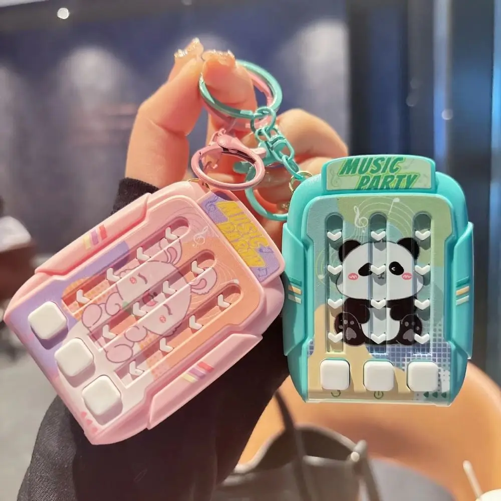 الكرتون آلة الرقص المفاتيح الإجهاد الإغاثة تضيء لغز حل قلادة إيقاع لعبة حقيبة سحر الموسيقية التحدي المفاتيح