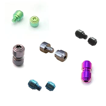 7 색 티타늄 합금 접이식 칼 블레이드 엄지 푸시 리벳 나사 스터드 정품 Benchmade 535 Bugout Knives DIY Make Part