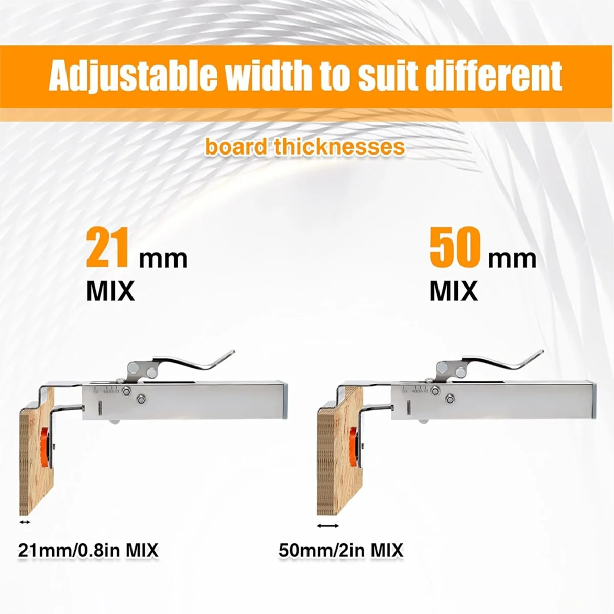 AAA87 引き出し前面取り付けクランプ 2 個、調整可能な引き出し固定クランプ、ドライバー付き、キャビネット取り付け用