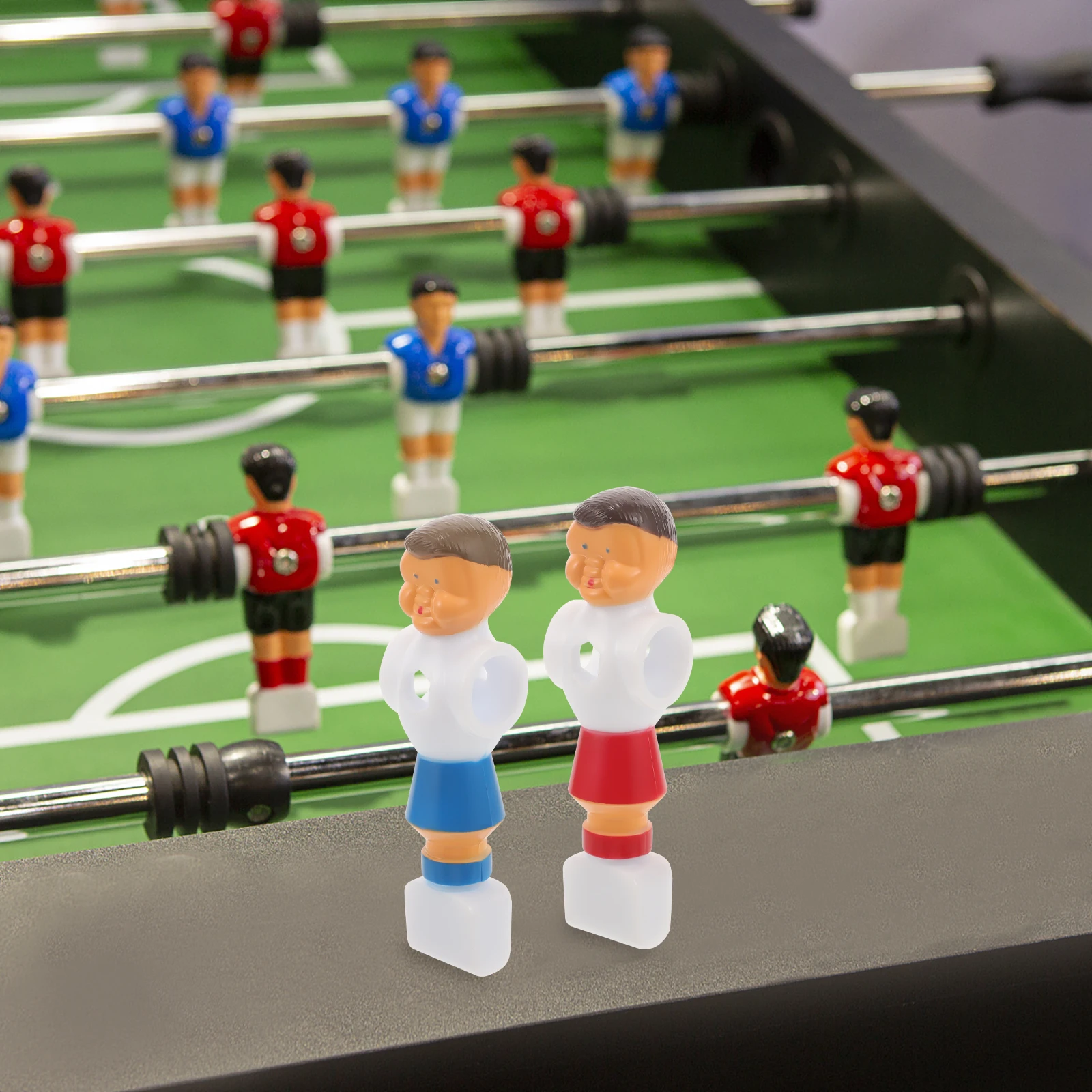 

4pcs Table Football Figures Replacement Soccer Player Statues Foosball Machine Accessories Desktop Soccer Parts