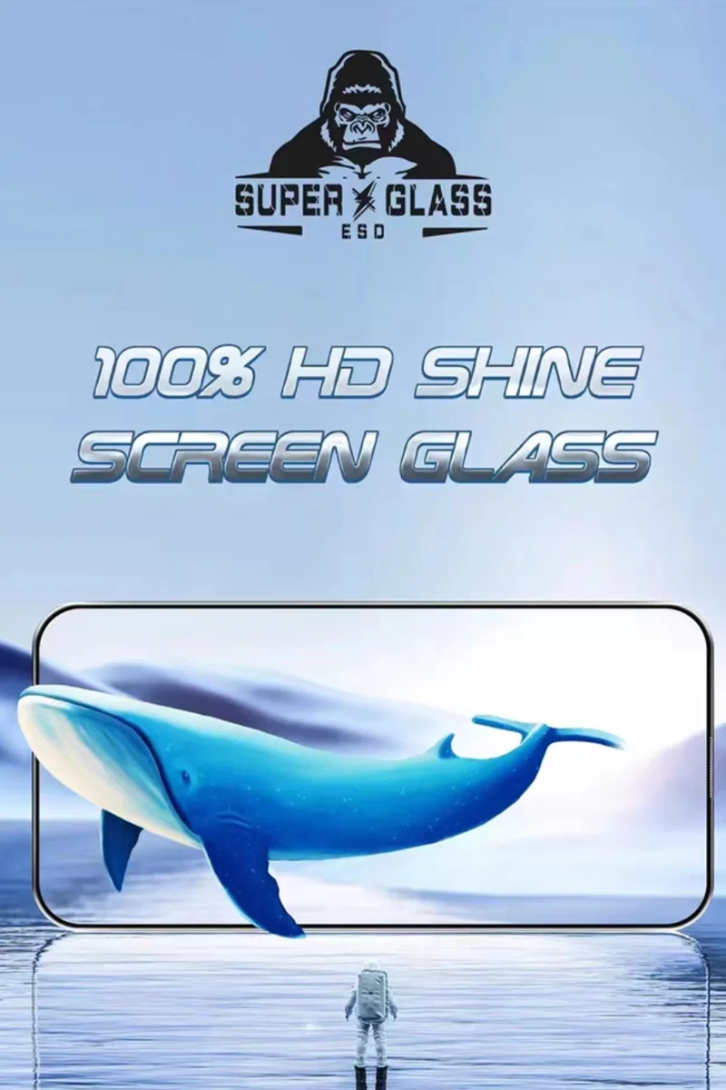 Gorilla Anti-Burst gehärtetes Glas für iPhone 15 Pro 14 13 12 11 Pro Max Displayschutzfolie iPhone X XR XS Max Schutzfolie – Detail 6