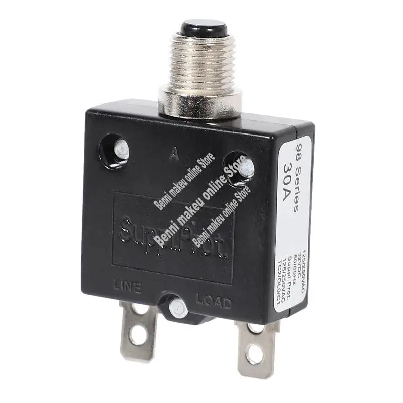 

3X 30A 125/250VAC 50VDC автоматический термовыключатель термозащита для генератора-ABVP