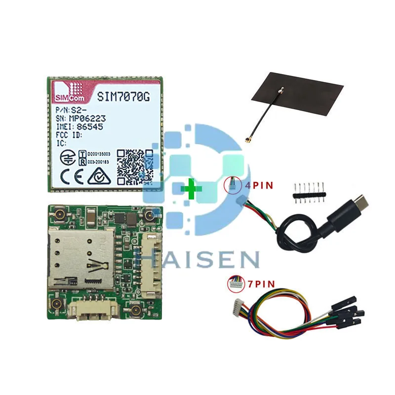 HAISEN SIMCOM SIM7070G Core Board With Cable SIM7070G Development Board LPWA+GSM+NBIOT+CATM SIM7070