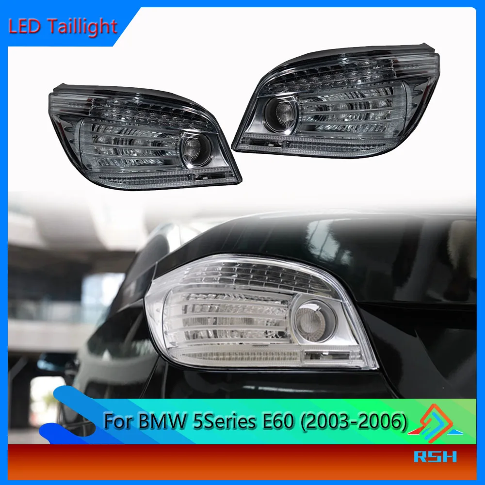 

For BMW 5 Series E60 Taillight Assemblies 2003-2006 Models Modified With Venom White LED DRL And Sequential Warning Lights