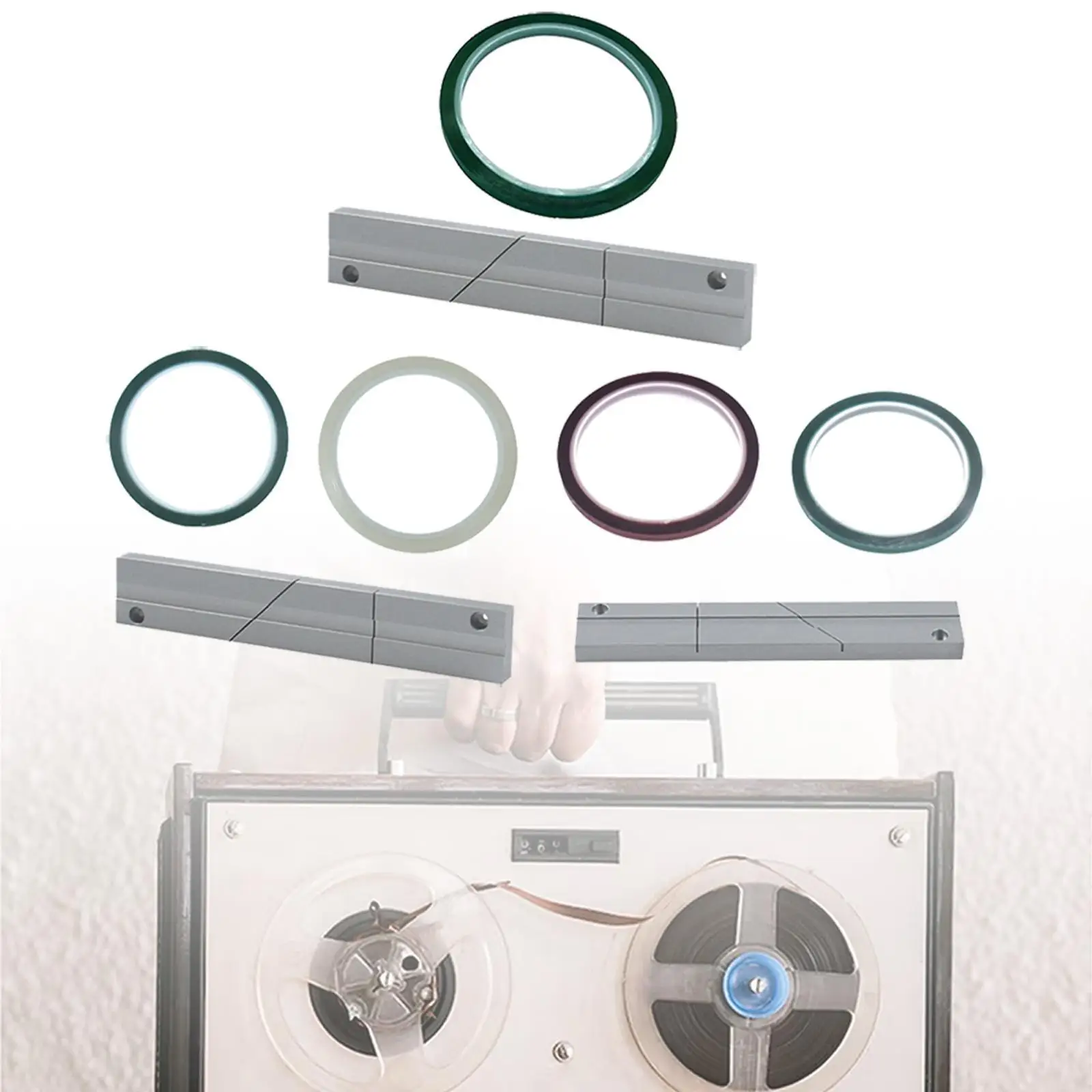 Audio Tape Splicing Block Set Recorder Open Reel Tape for Workplace Home