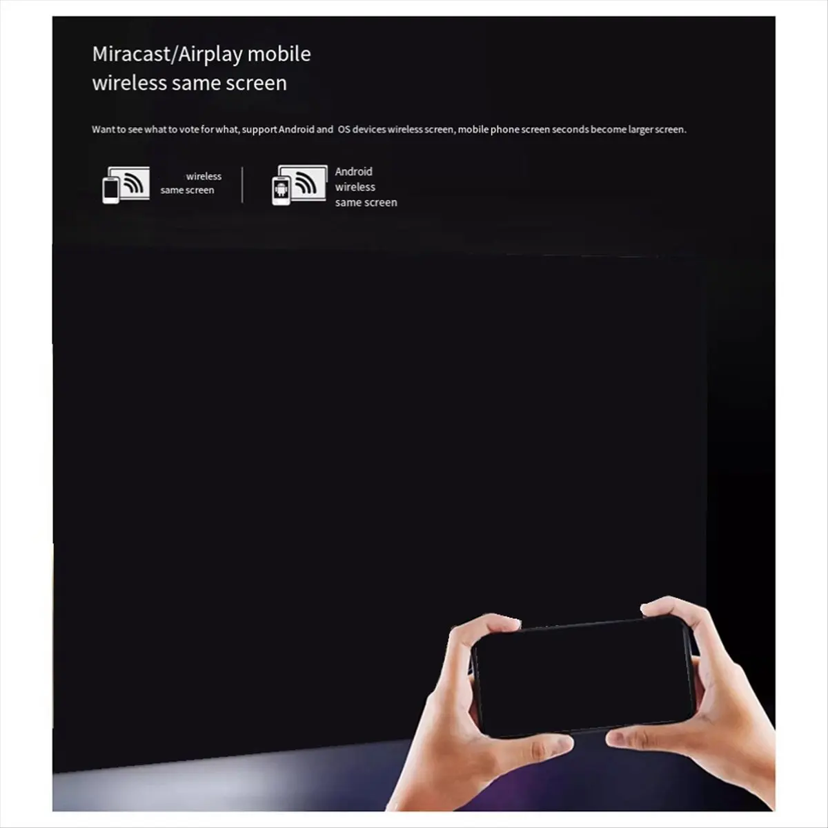 【Like】  1920x1080P Projector T11 Multi-Functional Home Projector Mini Portable Same Screen Version Projector UK Plug