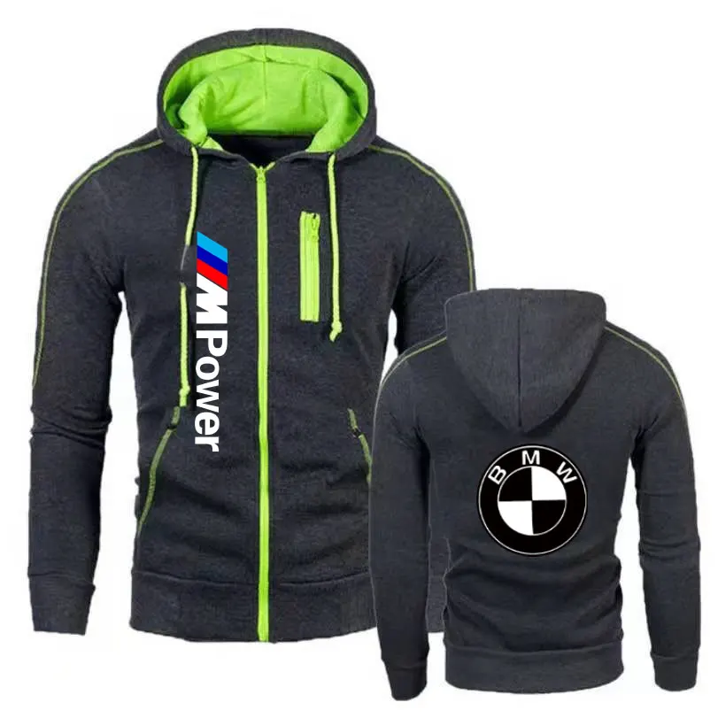 

2025 Cross border Hot selling New BMW Printed Baseball Jacket Outdoor Men's Motorcycle Riding Windproof Jacket Men's Jacket