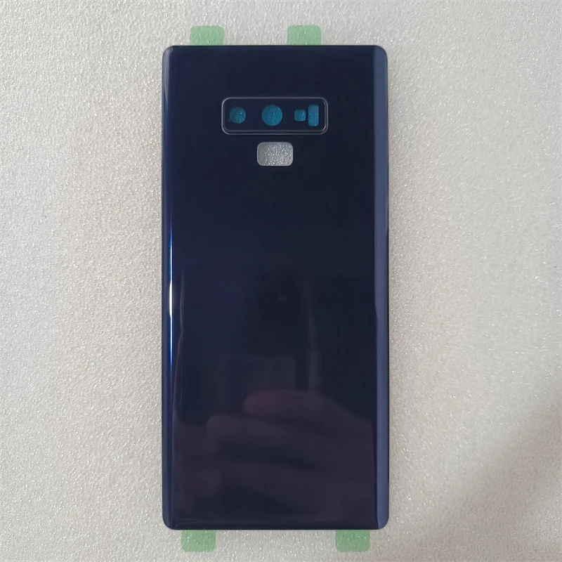 For Samsung Galaxy Note 9 N960 Glass Battery Cover Rear Door Panel Housing Case With Camera Lens Repair Parts