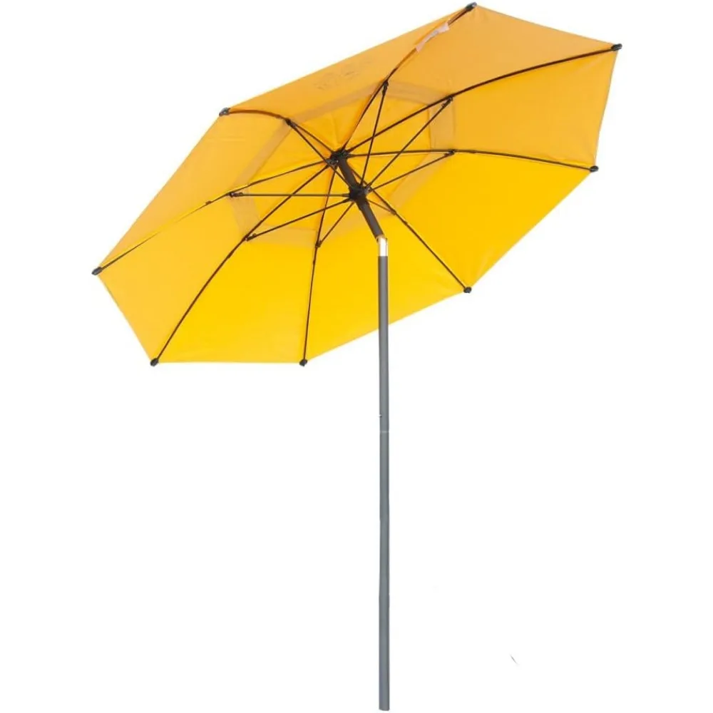 Outdoor Umbrella Flame-Resistant Industrial 7 Inch, Wind Vent Increases Stability, Not Warp,  Resists Tearing, Outdoor Umbrella