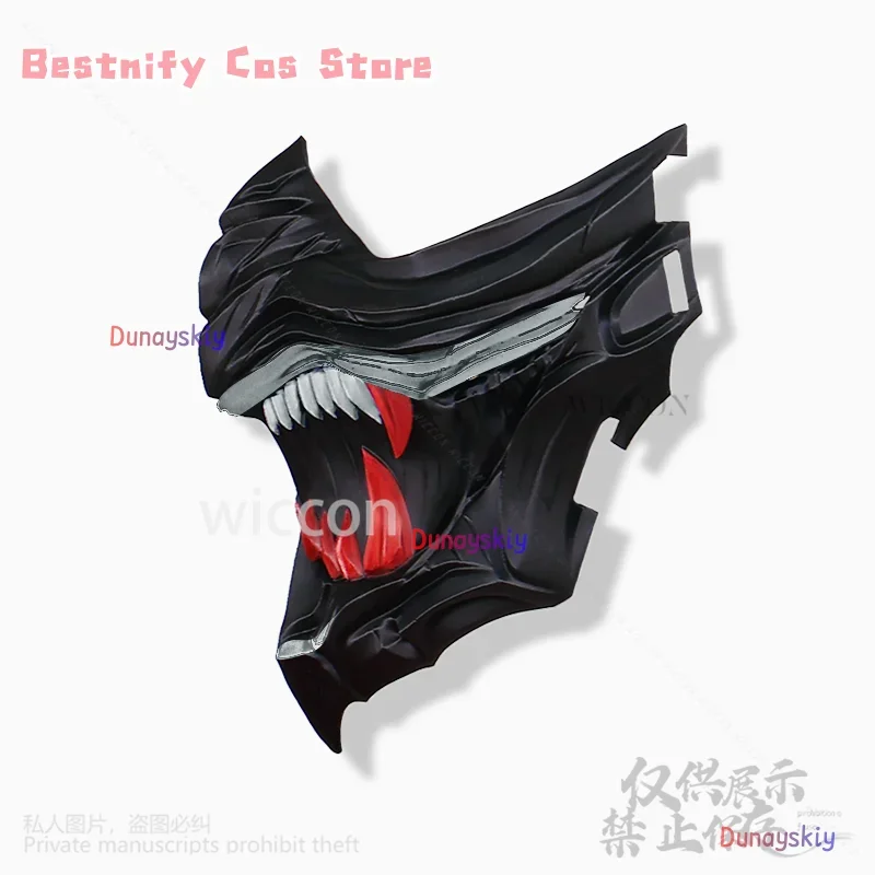 CosplayAnime Game NINJA GAIDEN 4 كوسبلاي ثلاثية الأبعاد قناع حمض البوليلاكتيك الدعائم اكسسوارات لجميع القديسين حفلة عيد الميلاد كوس فضي Cus