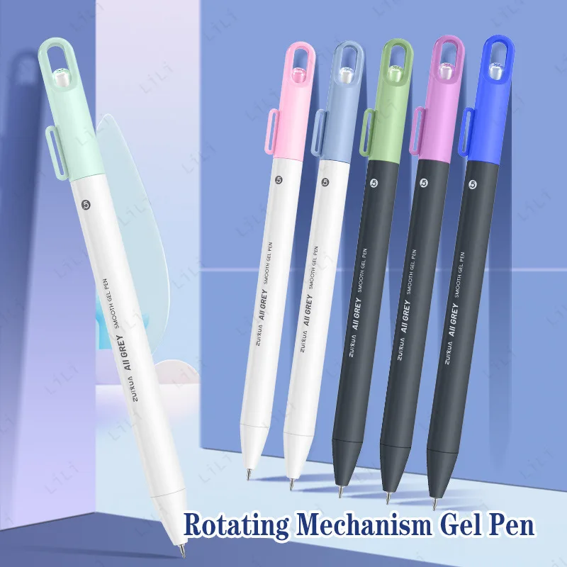 

0.5mm Black Ink Neutral Pen Rotates and Twists Out The Core Twists and Turns The Pen and Dries Quickly ST Neutral Pen