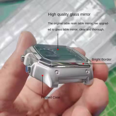 ae1200 MOD case for Casio 3299 AE-1200 case women's men's stainless steel bezel silver metal case AE1200 waterproof ring screws