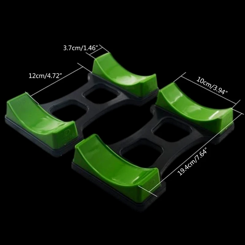 4Pcs Dumbbells Rest Bracket Mat Floor Protections Dumbbells Holder Floor Stand