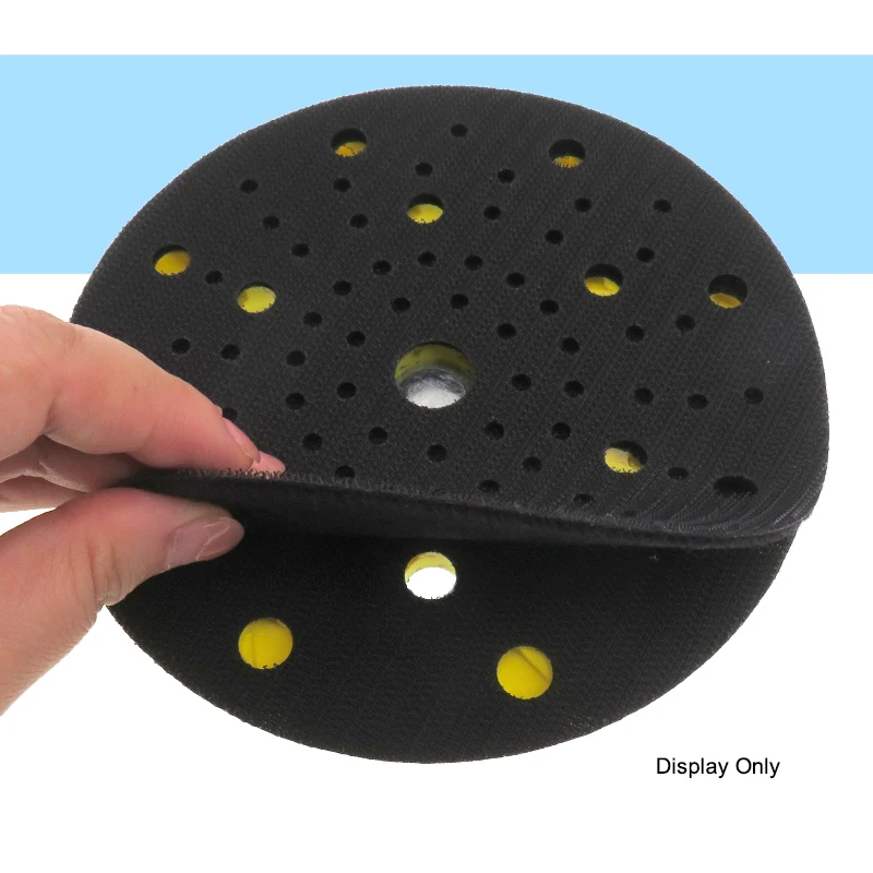 6 Inch 80 Holes Hook and Loop Pad Protection Pad 1 Pcs for Random Orbital Sanders Extends Backing Pad Lifetime
