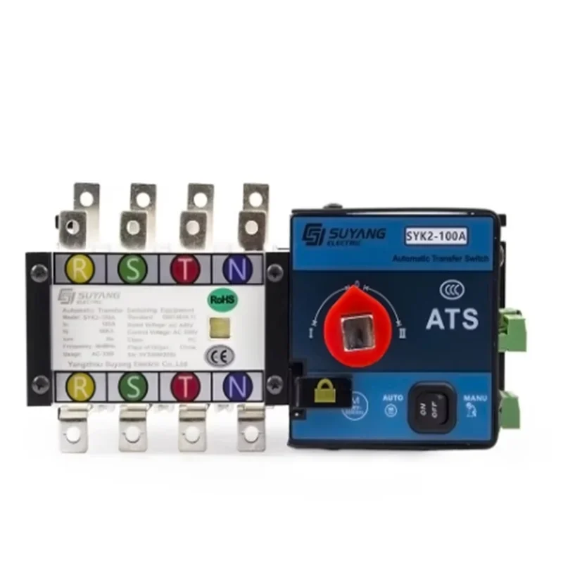 SYK2-63A 100A 125A 160A 4P ATS Dual Power Automatic Transfer Switch Control Board AC220V Diesel Generator Parts