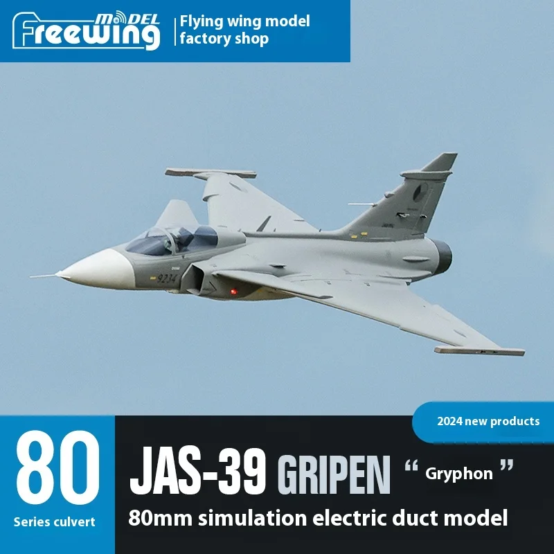 

Freewing 80mm Jas-39 "Gripen" Rc Aircraft Fixed Wing Model Simulation Electric Remote Control Aircraft Assembly Foam Adult Toys