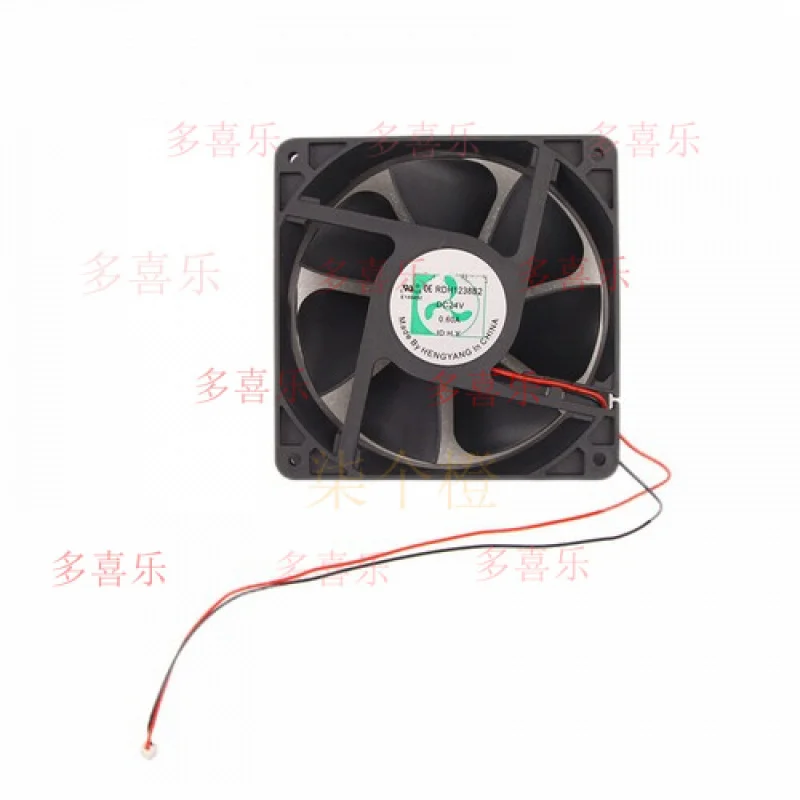 ZMZM     For RUILIAN RDH1238B2 24V 0.60A 120*120*38mm Inverter Cooling Fan 2-wire