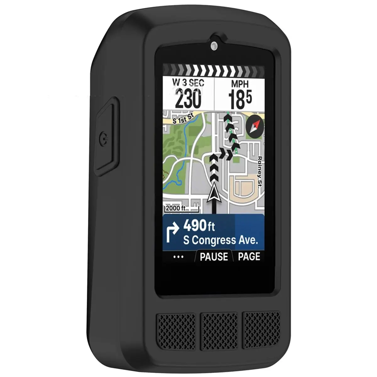 【~ NEW A25M】Silicone Soft Protective Case Screen Protector Film Cover for ELEMNT BOLT 3 Bike Computer Accessories