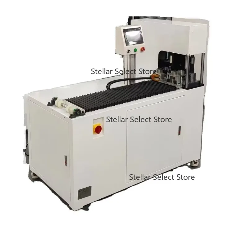 BOFENG Full-Automatic Pulling Cutting and Punching Machine for Wooden Venetian Blinds Headrail with 3.7kW Motor Core Components