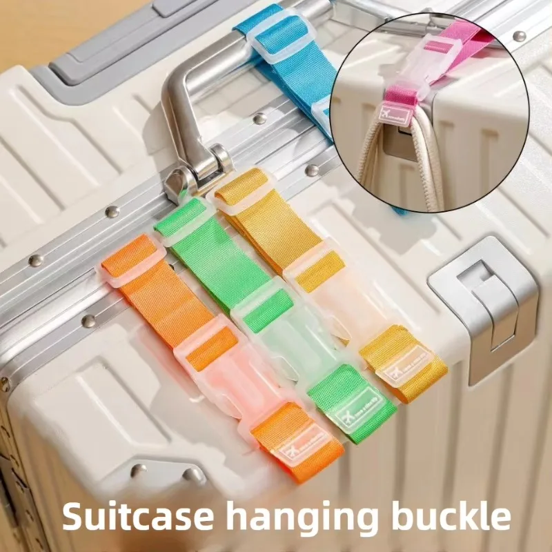 

10-100 шт., подвесная пряжка для чемодана, портативный ремень для переплета багажа для дорожного рюкзака, фиксированный держатель, аксессуары для багажа