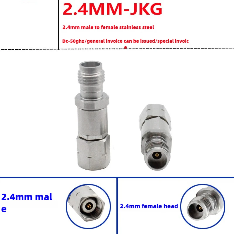 

Millimeter wave radio frequency connector 2.4MM-JKG 2.4MM male to female DC-50G high frequency for direct network connection