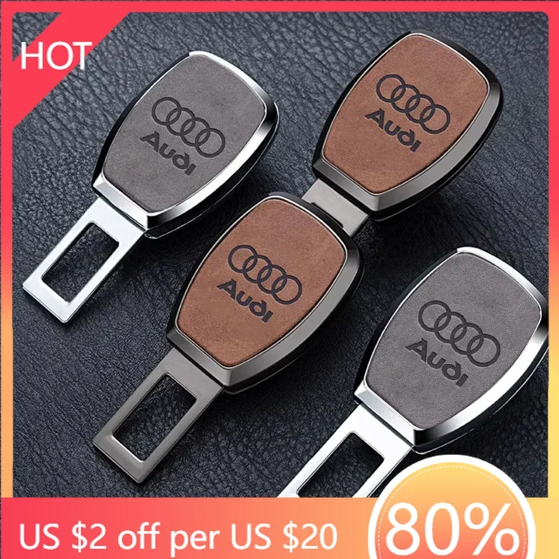 

2025 Hot Car Seat Belt Clip Extender Safety Seatbelt Lock Buckle Plug For Audi A8 Q5 A1 A2 A4 A6 A7 Q2 Q3 Q4 Q6 Q7 Q8 TT RS3 RS5