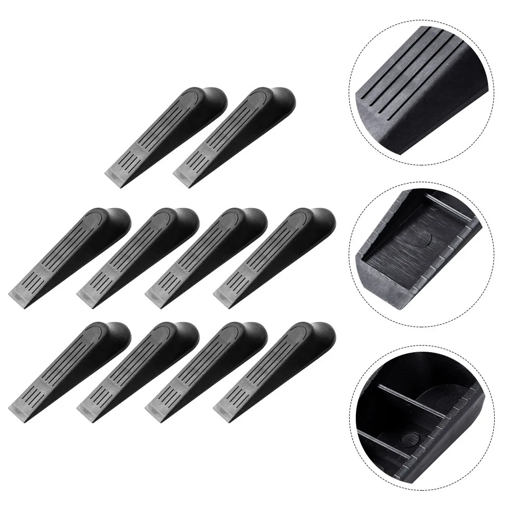 

10Pcs Door Stoppers Professional Anti-Slip Door Wedge for Home Office Floor Safety Buffers Prevent Finger Injuries