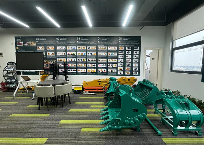 Polegadas hidráulicas dos acessórios da máquina escavadora