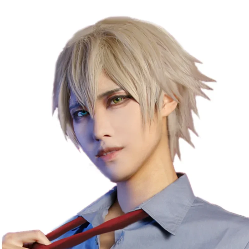 Miketsukami Soushi короткие льняные серые парики для косплея аниме Inu x Boku SS термостойкие синтетические волосы парики + шапочка для парика Miketsukami Soushi короткие льняные серые парики для косплея аниме Inu x Boku SS термостойкие синтетические волосы парики + шапочка для парика