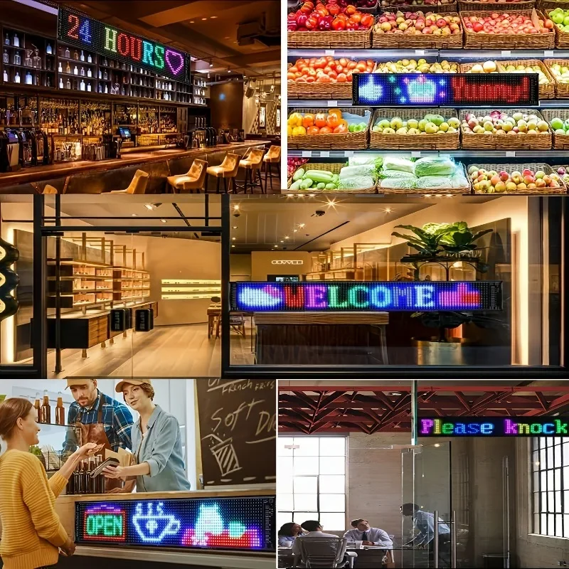 Display LED Soft Screen App controlado IP65 à prova d'água programável para iluminação decorativa externa de loja de sinais de carro.