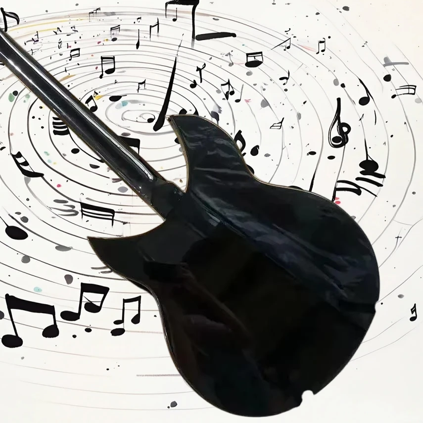 Free Shipping 330 Electric Guitar Black Color HH Pickups Rosewood Neck Beginner Christmas Gift Home Rehearsal